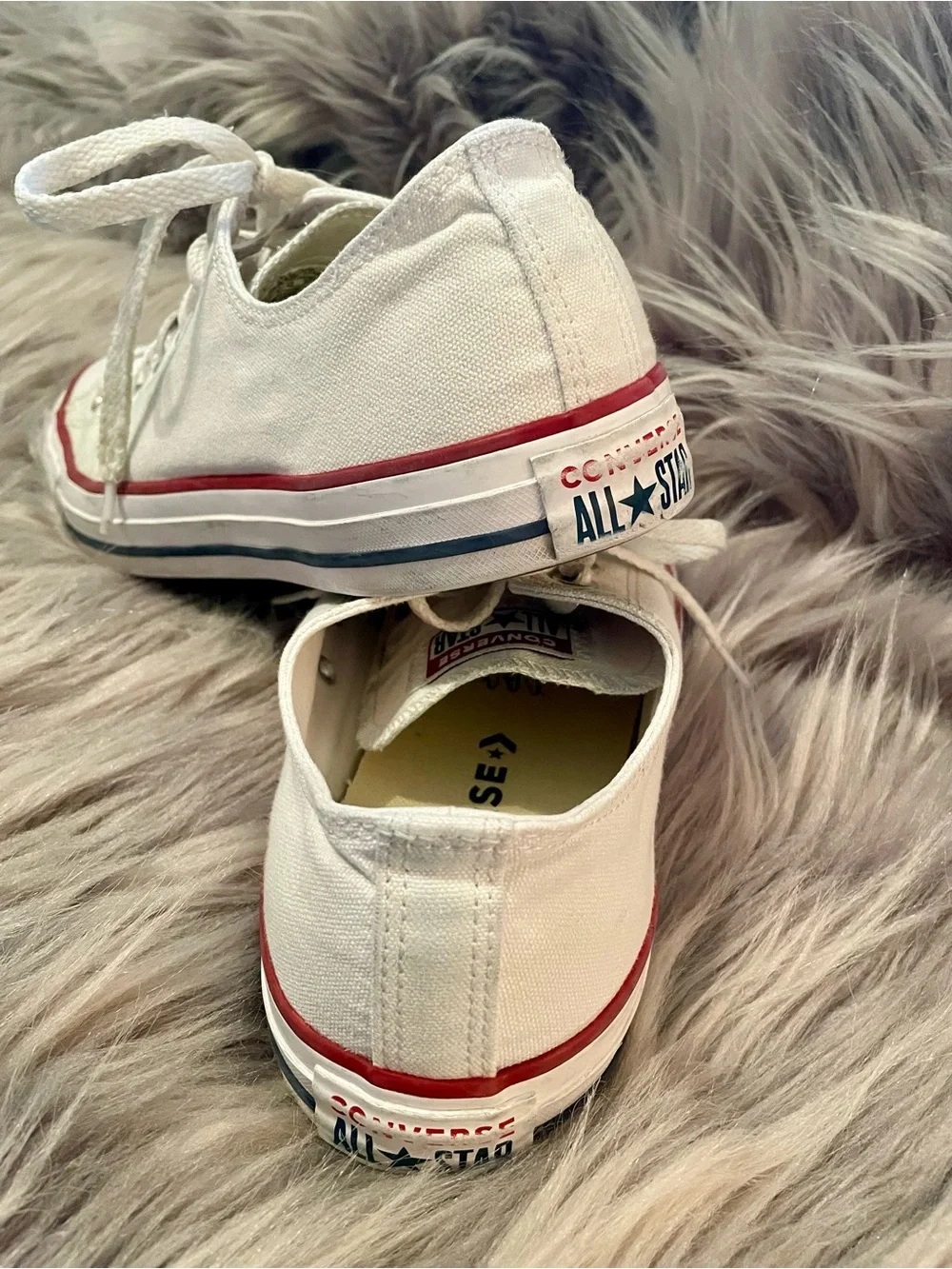 Classic Men’s Converse All Star Low-Top Canvas Sneakers - Picture 3 of 7